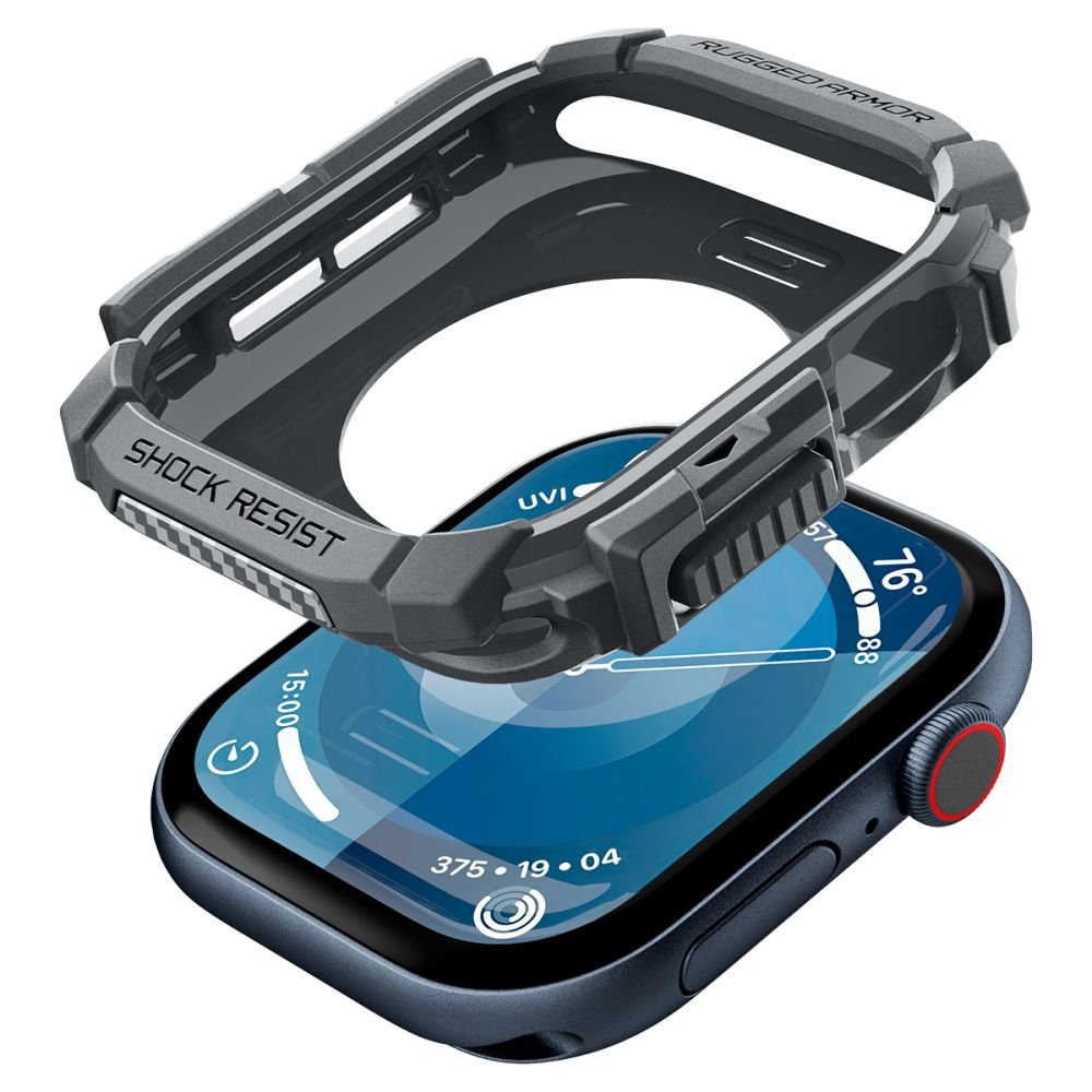 Spigen Θήκη Apple Watch 10/11 - 46mm Rugged Armor - Dark Grey