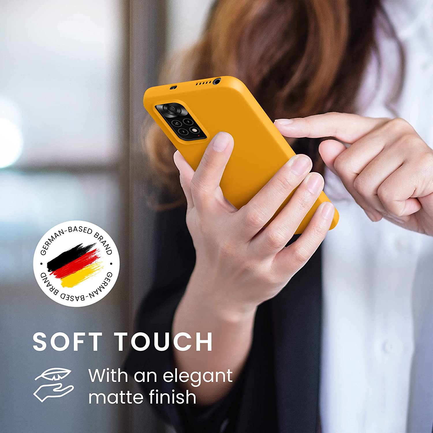 KW Xiaomi Redmi Note 11 / Redmi Note 11S Θήκη Σιλικόνης TPU - Saffron Yellow - 57368.180