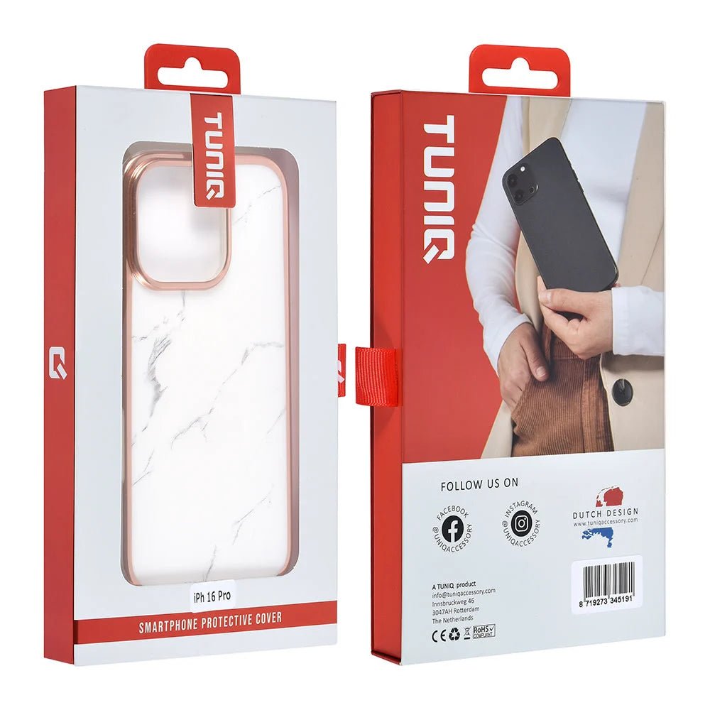Tuniq iPhone 16 Pro Silicone Θήκη Σιλικόνης - Marble