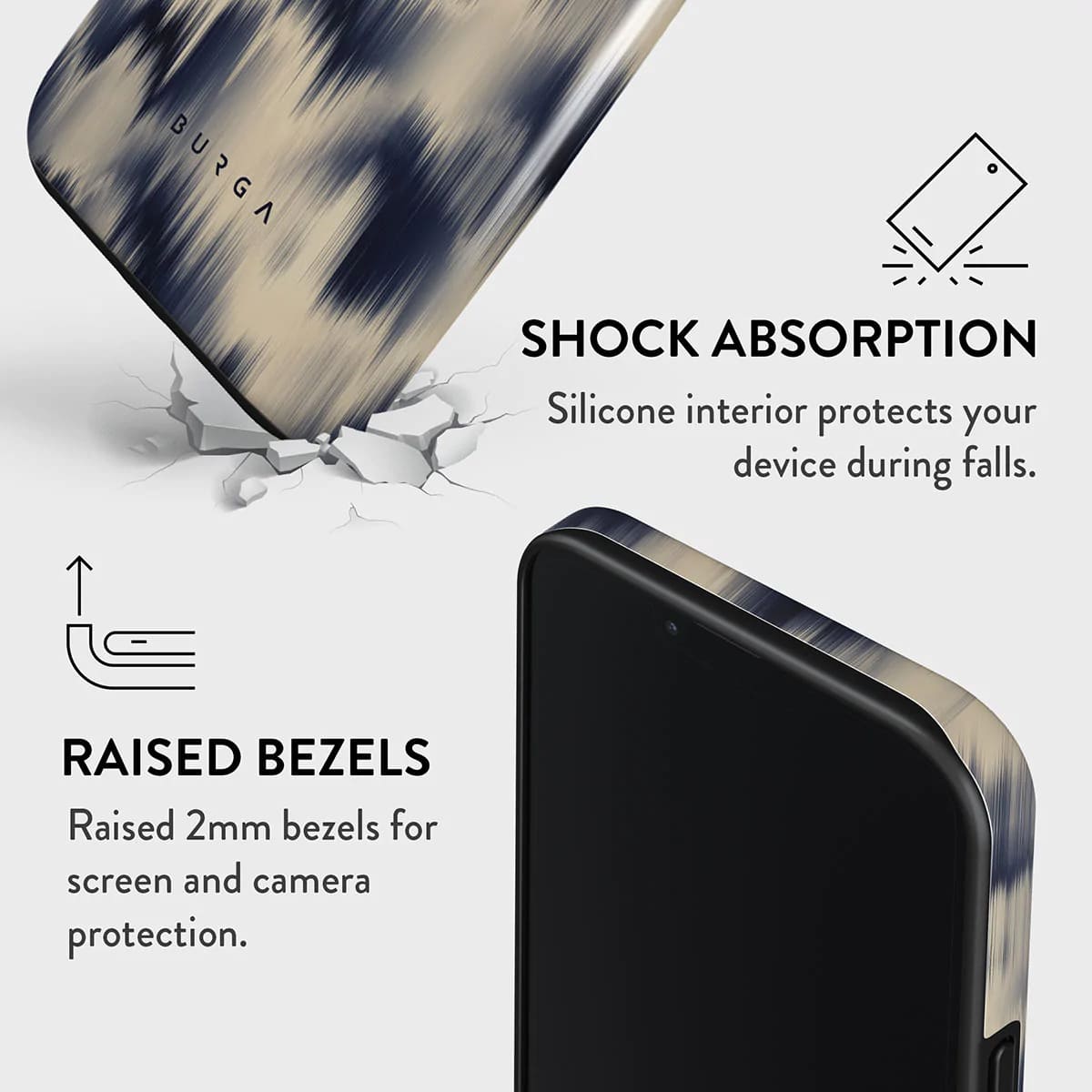 Burga iPhone 13 Pro Max Fashion Tough Σκληρή Θήκη - Avalanche