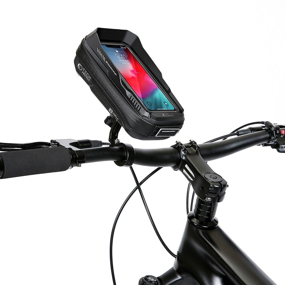 Tech - Protect XT3S Bike Mount Universal Τσάντα Αποθήκευσης για Τιμόνι Ποδηλάτου - 0,6L - Black