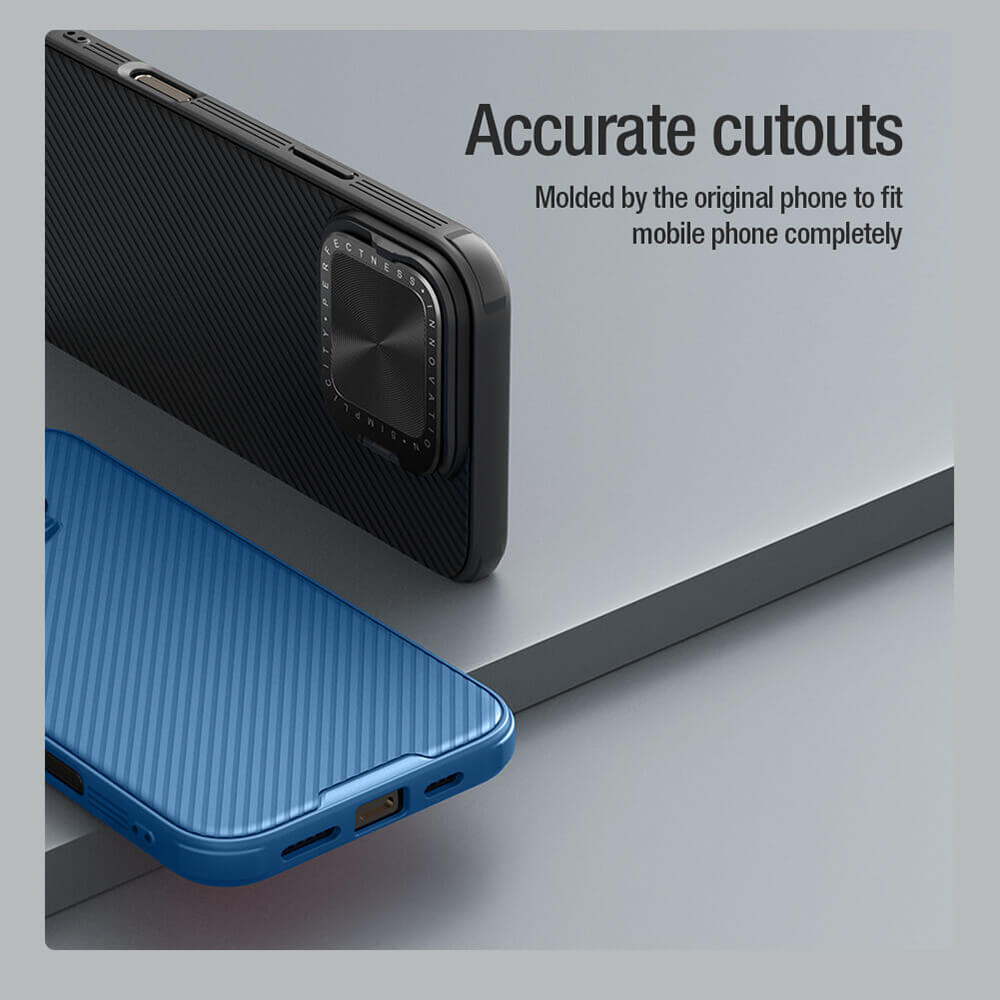 Nillkin iPhone 16 Pro Max CamShield Prop Magnetic Σκληρή Θήκη με Κάλυμμα για την Κάμερα και MagSafe - Blue