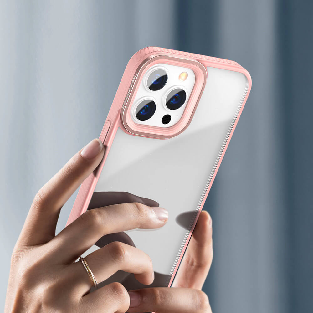 Baseus Crystal Hard Σκληρή Θήκη για iPhone 13 Pro - Pink - ARJT001004