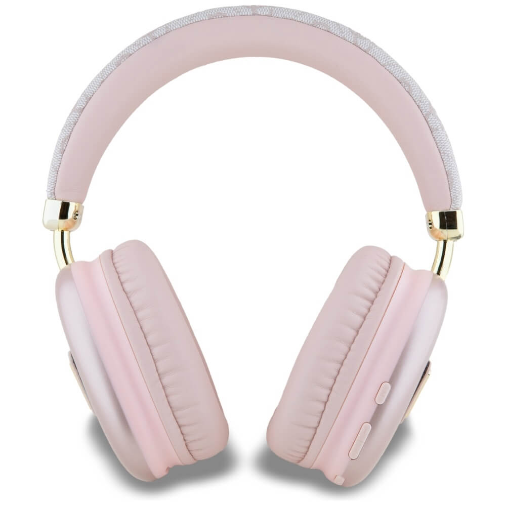 Guess Over - Ear 4G Triangle Logo - Ασύρματα Bluetooth Ακουστικά - Pink