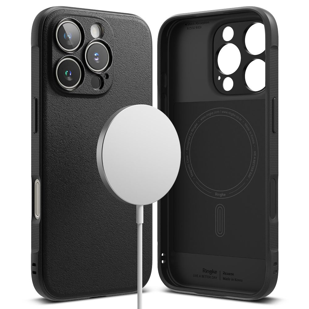 Ringke iPhone 16 Pro Max Onyx MagSafe Durable TPU Case Θήκη Σιλικόνης με MagSafe - Black