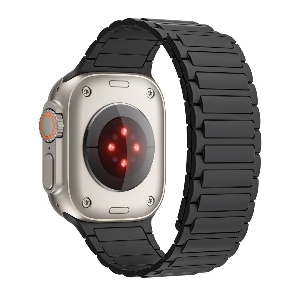 Tech - Protect Λουράκι Apple Watch 4 / 5 / 6 / 7 / 8 / 9 / SE / ULTRA 1 / ULTRA 2 - 42 / 44 / 45 / 49 mm IconBand Magnetic Μαγνητικό Σιλικόνης - Black