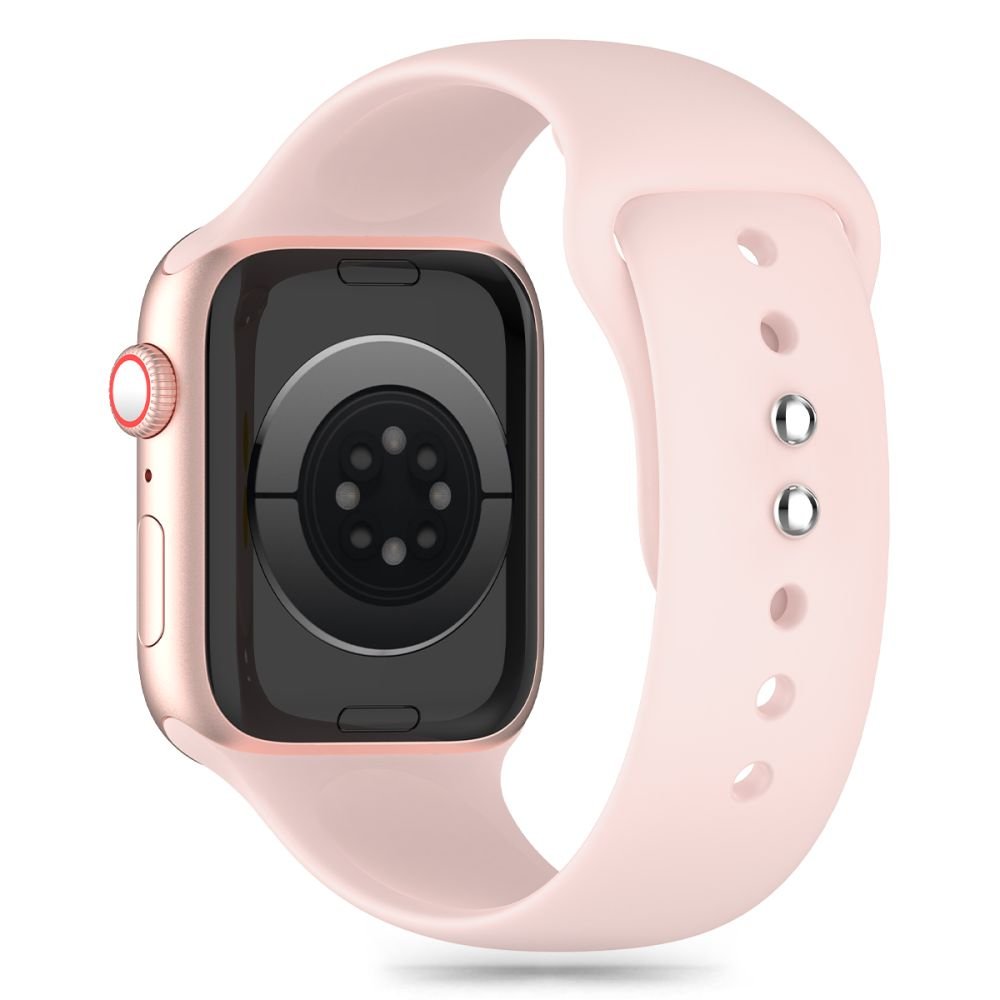 Tech - Protect Λουράκι Apple Watch 4/5/6/7/8/9/10/11 - SE (1/2/3) - ULTRA (1/2/3) - 44/45/46/49mm Silicone Σιλικόνης - Light Pink