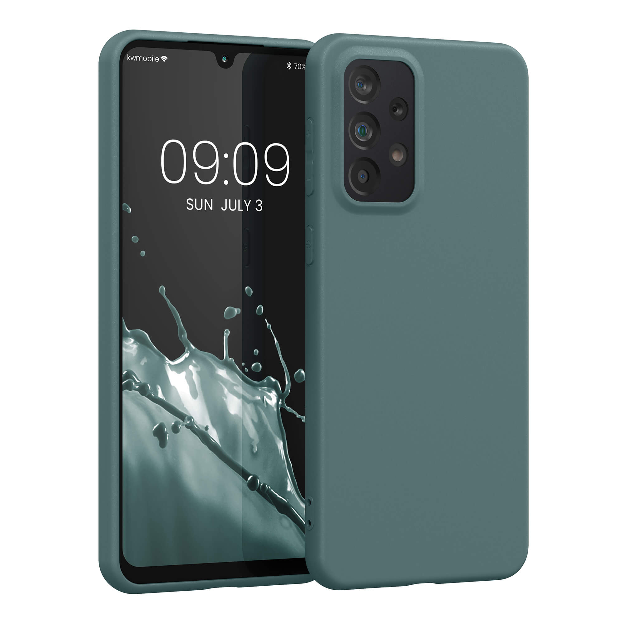 KW Samsung Galaxy A33 5G Θήκη Σιλικόνης TPU - Teal - 57806.171