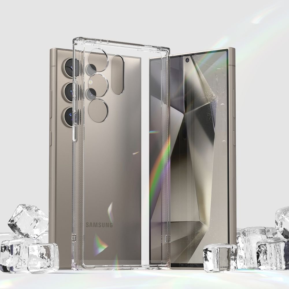 Ringke Samsung Galaxy S24 Ultra Fusion Σκληρή Θήκη με Πλαίσιο Σιλικόνης - Διάφανη