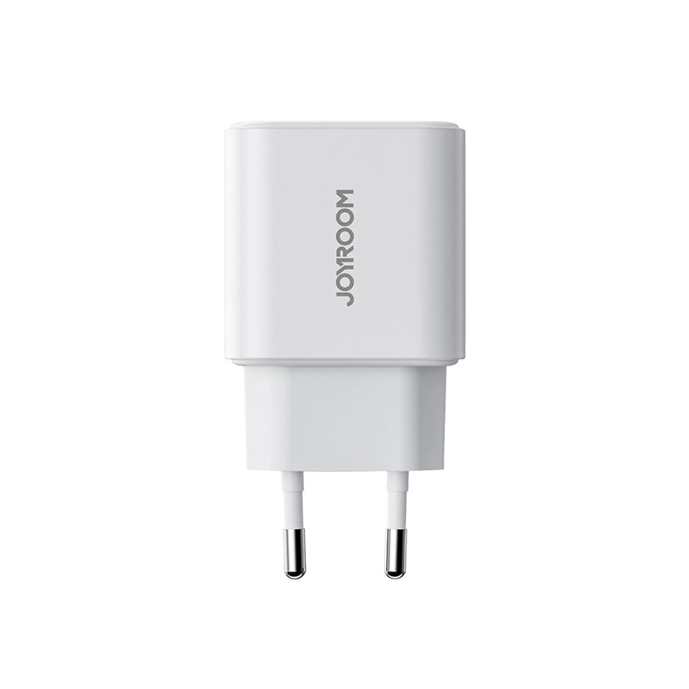 Joyroom PD 20W Οικιακός Φορτιστής Γρήγορης Φόρτισης με Θύρα USB και Θύρα Type - C και Καλώδιο Type - C to Lightning - White - JR - TCF05