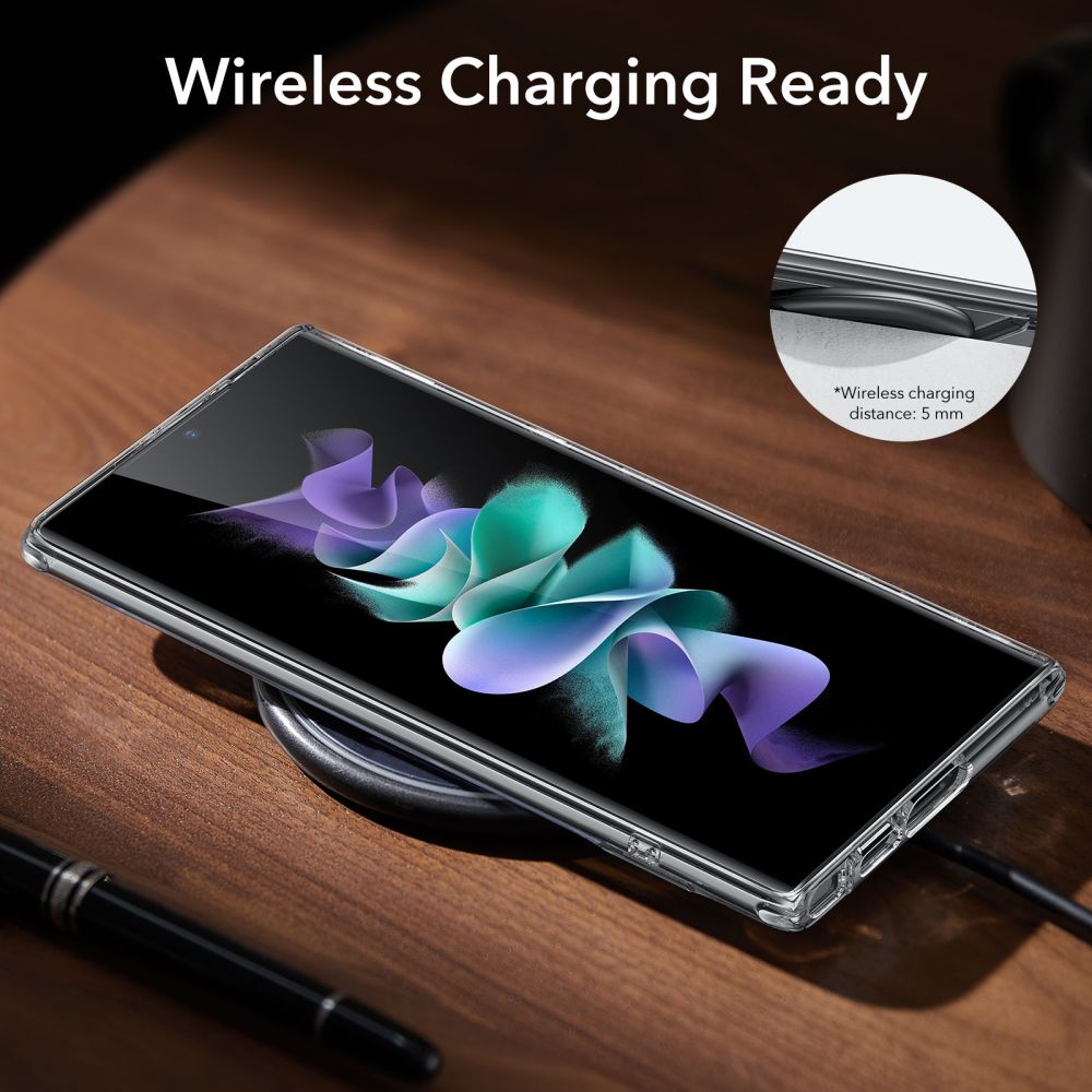 ESR Samsung Galaxy S23 Ultra - Air Shield Boost Σκληρή Θήκη με Πλαίσιο Σιλικόνης και Stand - Διάφανη