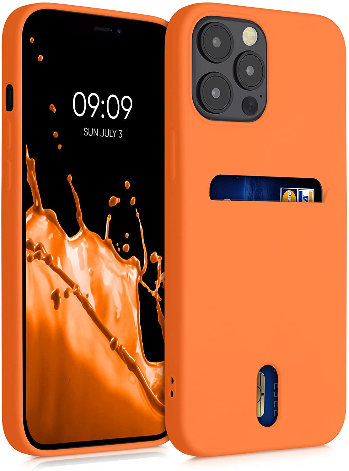 KW iPhone 12 Pro Max Θήκη Σιλικόνης TPU - Cosmic Orange - 54514.150