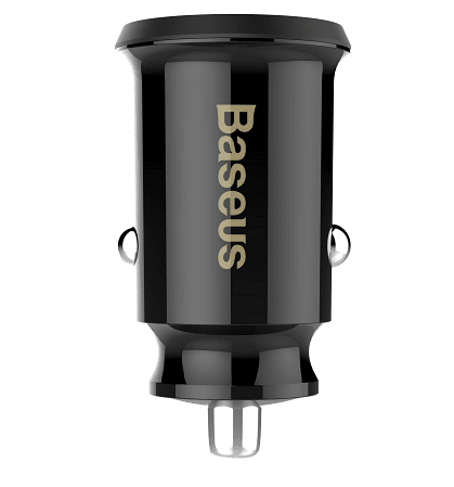 Baseus Grain Car Charger - Φορτιστής Αυτοκινήτου 3.1A 2xUSB Ports - Black - CCALL - ML01
