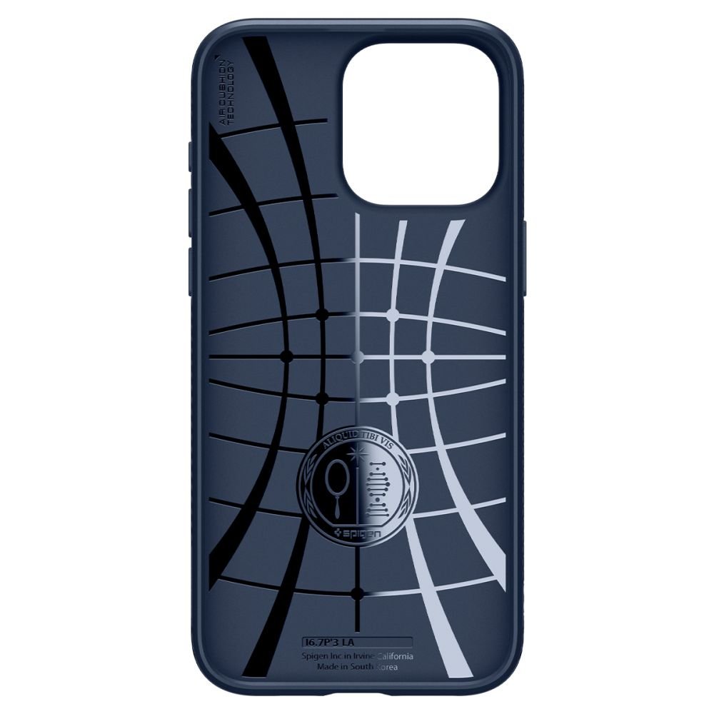 Spigen iPhone 15 Pro Liquid Air Θήκη Σιλικόνης - Navy Blue