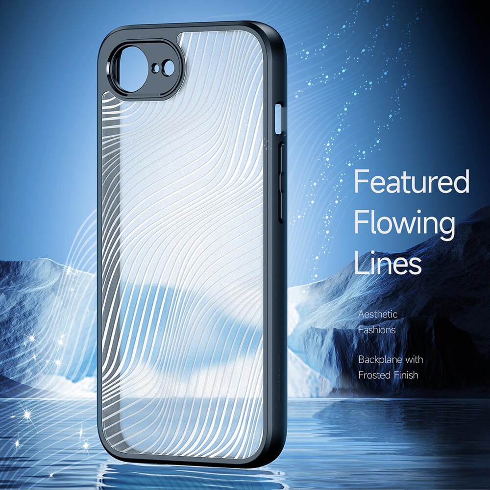 Dux Ducis iPhone 16e Aimo Series Σκληρή Θήκη με Πλαίσιο Σιλικόνης - Black