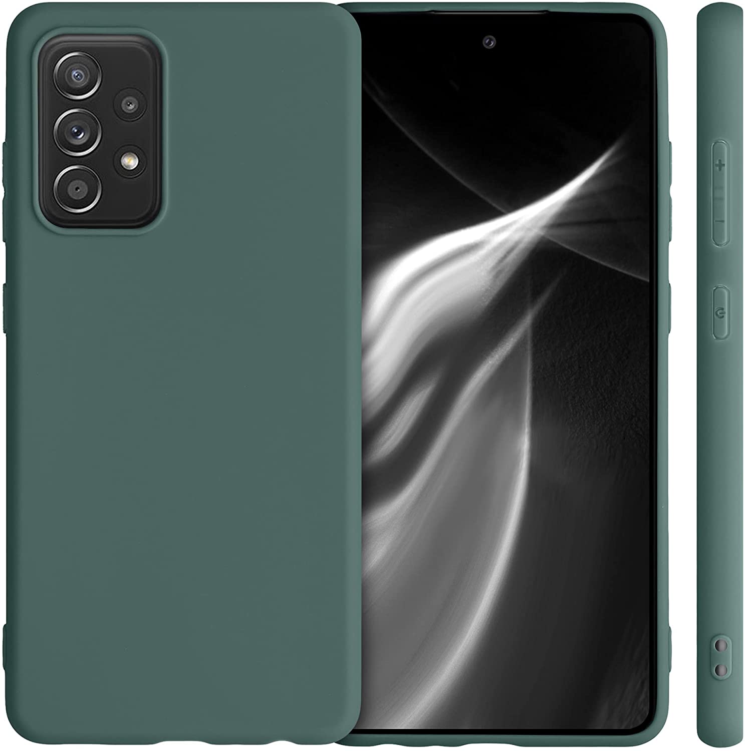 KW Samsung Galaxy A52 / A52 5G / A52s 5G Θήκη Σιλικόνης TPU - Teal - 54346.171