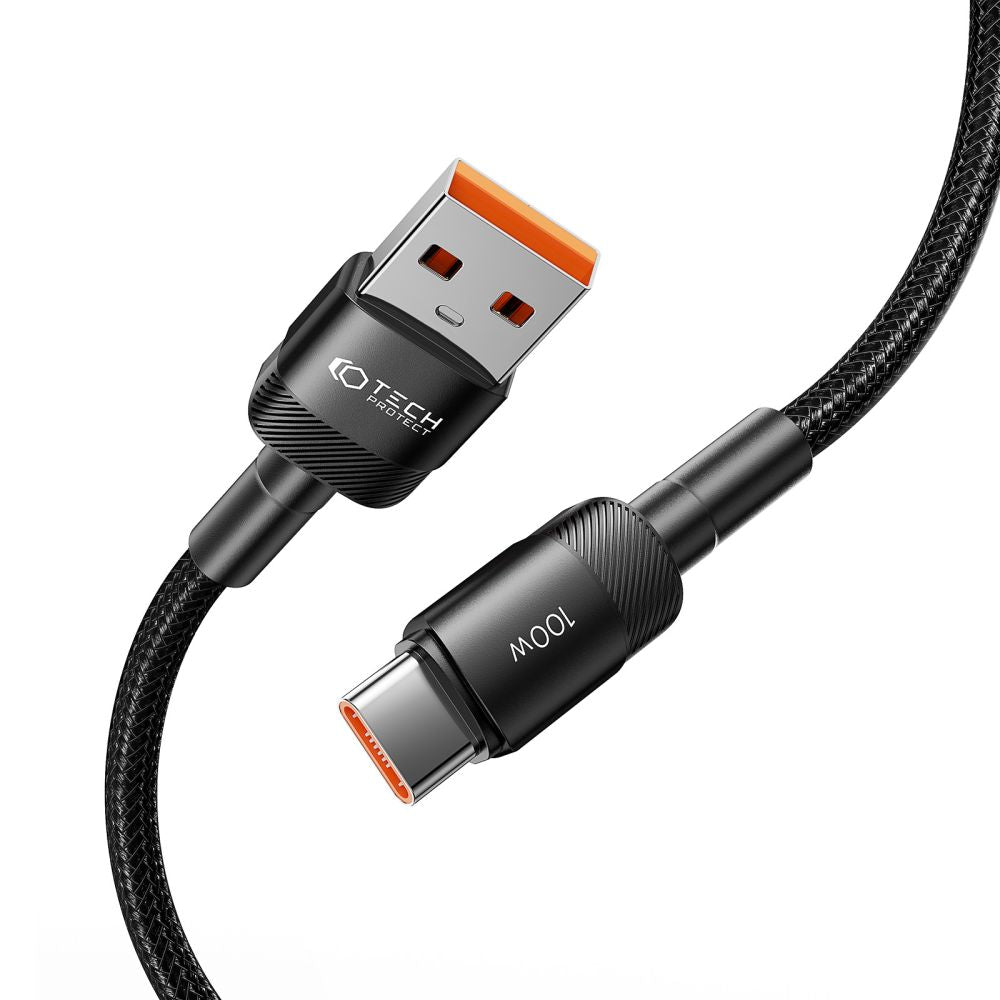 Tech - Protect UltraBoost Evo 100W 5A - Καλώδιο Δεδομένων και Φόρτισης USB to Type - C - 2m - Black