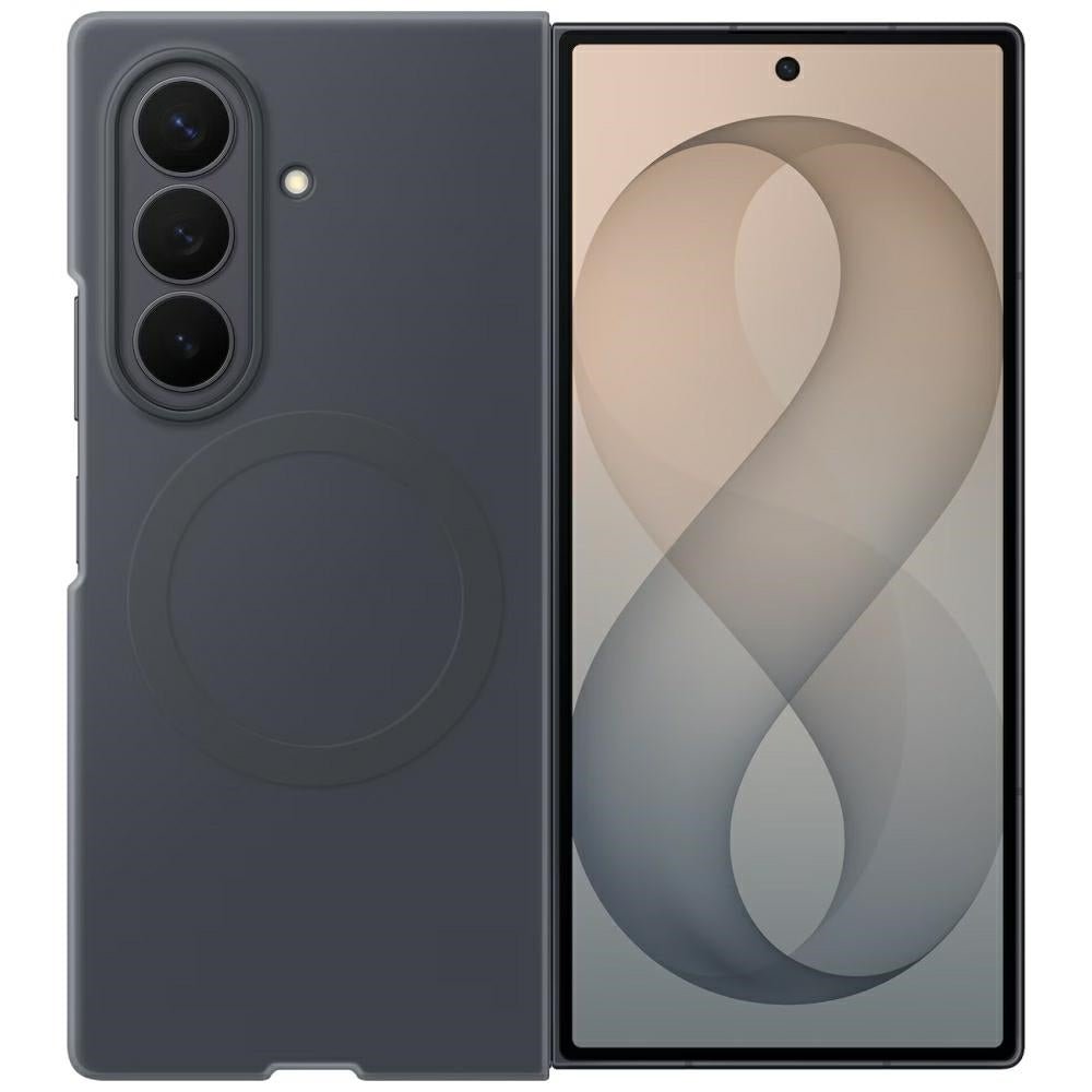 Samsung Galaxy Z Fold8 Ultra - Σετ με Θήκη Σιλικόνης MagSafe και 2 Προστατευτικές Μεμβράνες Μπροστινής Οθόνης - Silicone Magnet - Graphite