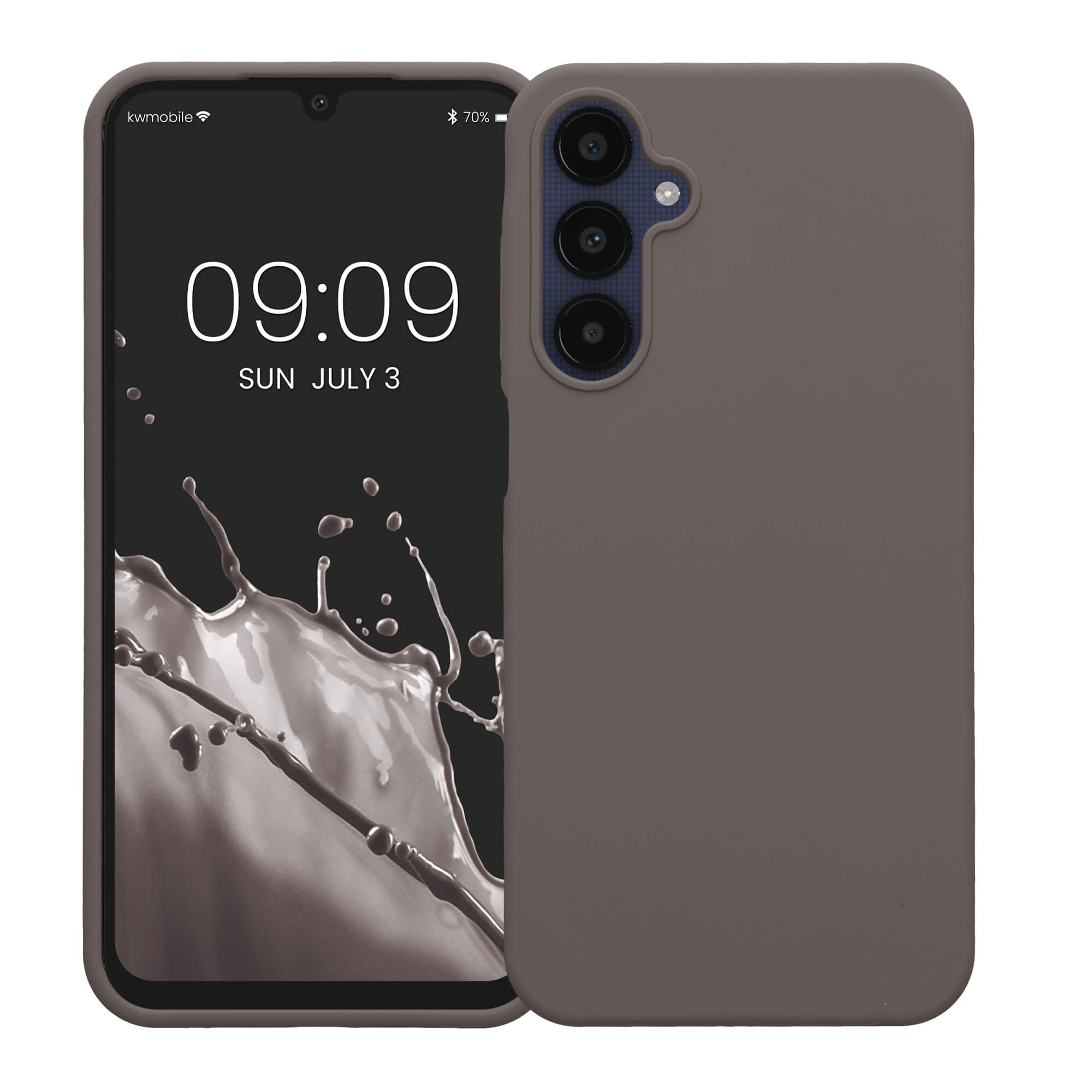 KW Samsung Galaxy A25 5G Θήκη Σιλικόνης Rubberized TPU - Stone Dust