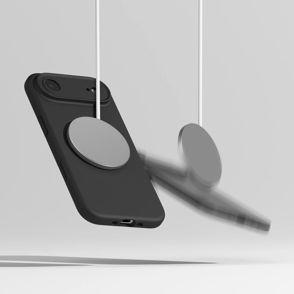 Ringke iPhone Air - Silicone Magnetic MagSafe - Θήκη Σιλικόνης με MagSafe - Black