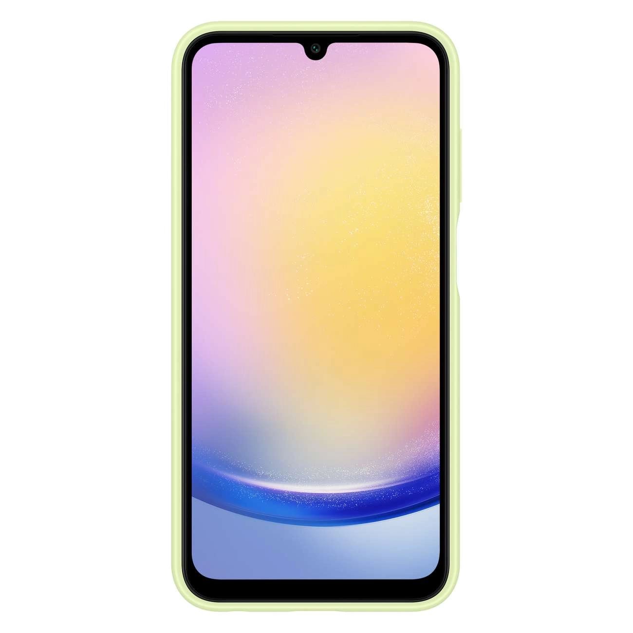 Samsung Card Slot Cover Samsung Galaxy A25 5G Θήκη Σιλικόνης με Υποδοχή για Κάρτα - Lime - EF - OA256TMEGWW