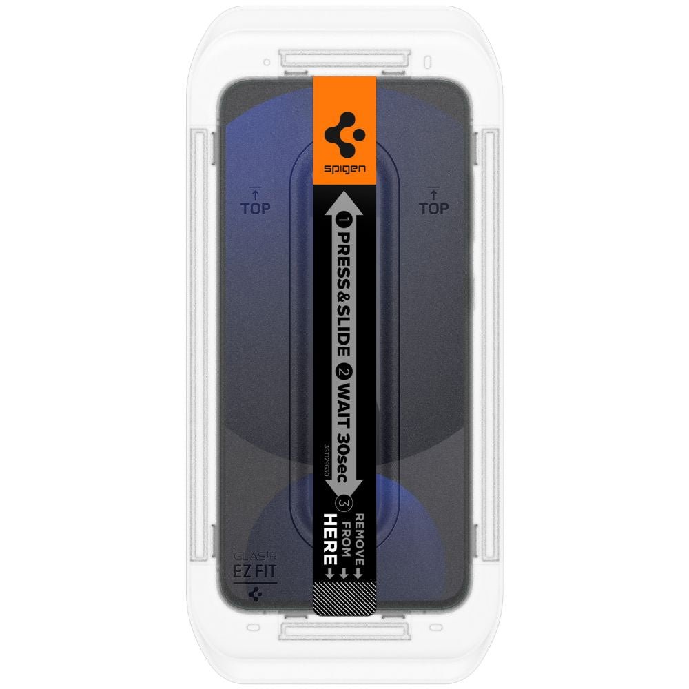 Spigen Samsung Galaxy S24 FE Glas.TR EZ Fit 0.2mm 2.5D 9H Tempered Glass Αντιχαρακτικό Γυαλί Οθόνης - 2 Τεμάχια - Clear - AGL08729
