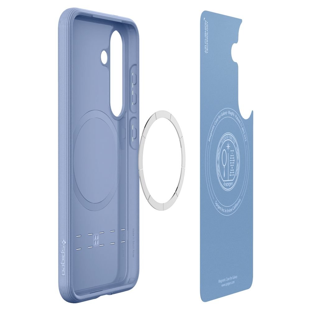 Spigen Samsung Galaxy S25 Plus - Parallax Mag Θήκη Σιλικόνης με Σκληρό Πλαίσιο και MagSafe - Purple Ish