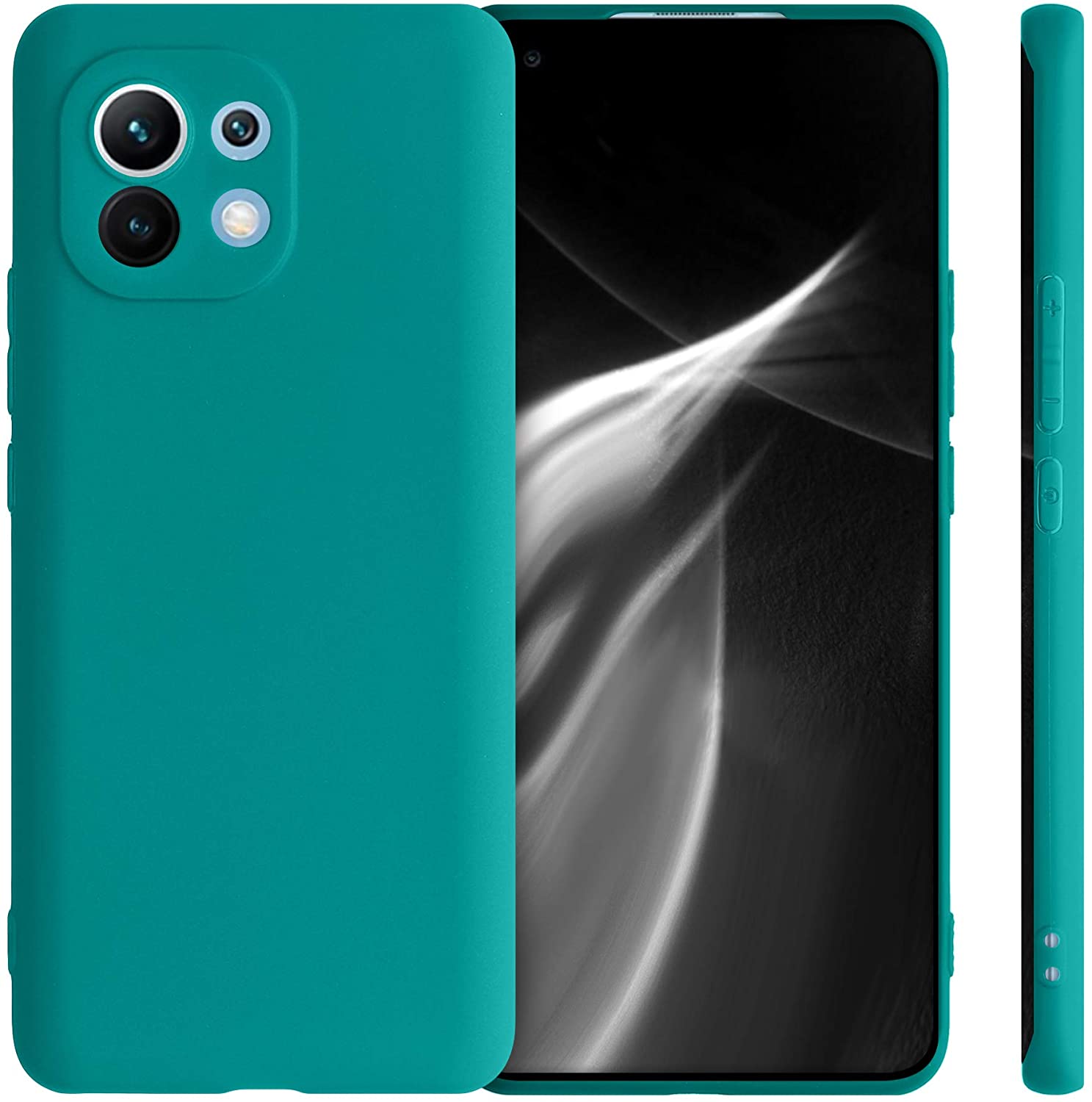 KW Xiaomi Mi 11 Θήκη Σιλικόνης TPU - Petrol Matte - 54188.57