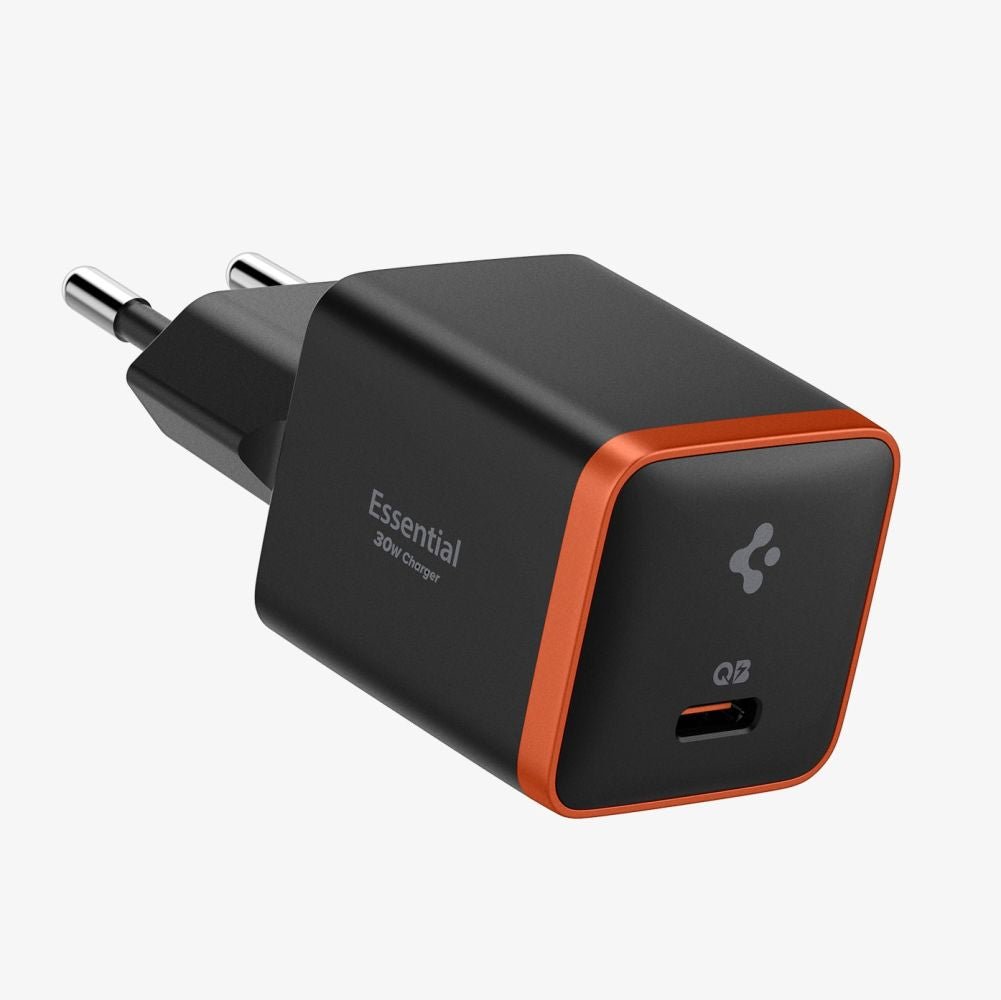 Spigen EE301EU ArcStation Essential 30W Οικιακός Φορτιστής Γρήγορης Φόρτισης με Θύρα Type - C - Black