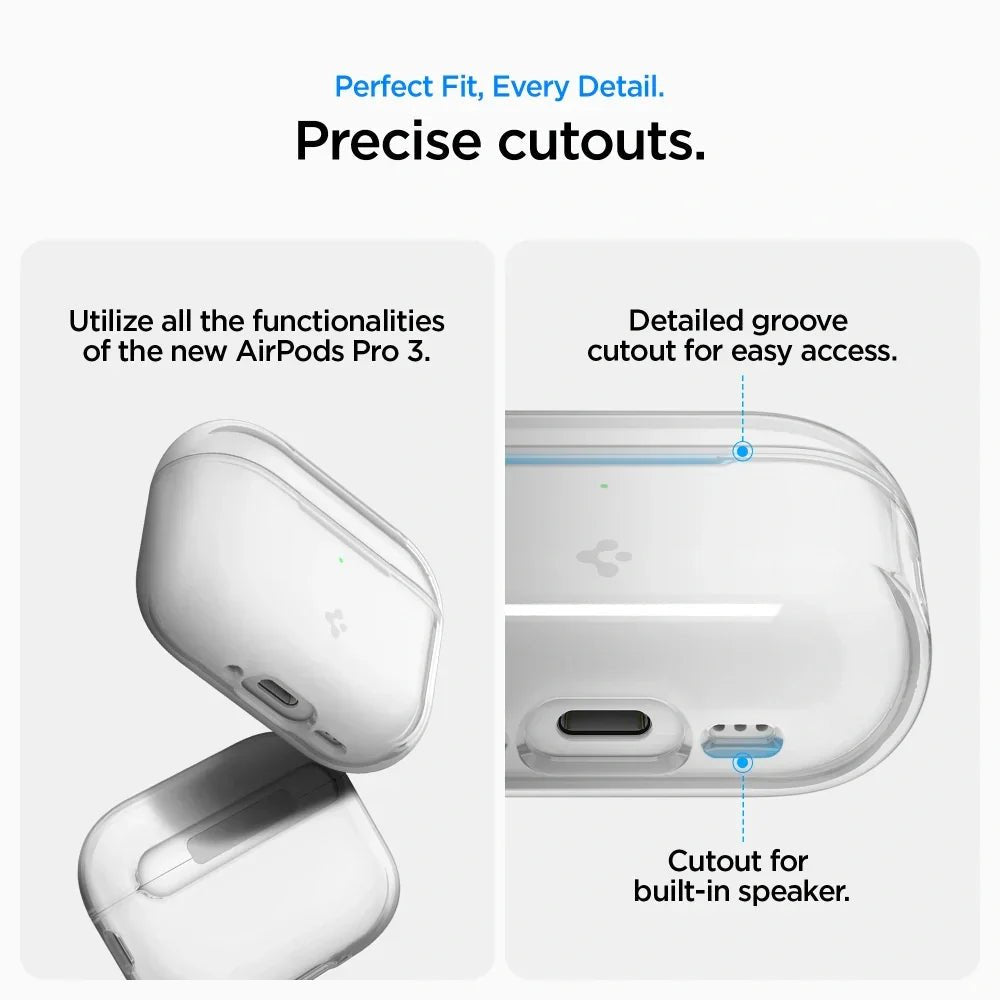 Spigen AirPods Pro 3 - Θήκη Σιλικόνης - Liquid Crystal - Crystal Clear