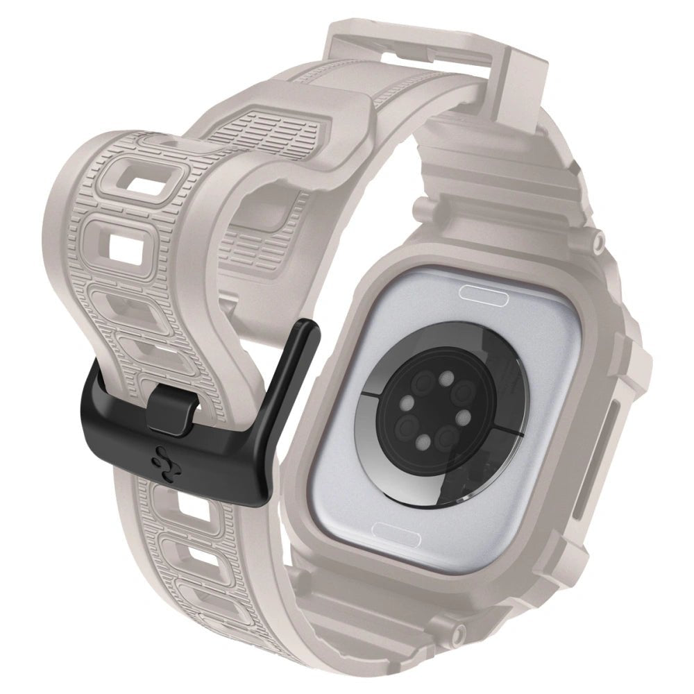 Spigen Λουράκι Apple Watch 10/11 - 42mm με Θήκη Προστασίας - Rugged Armor Pro V2 - Dune Beige
