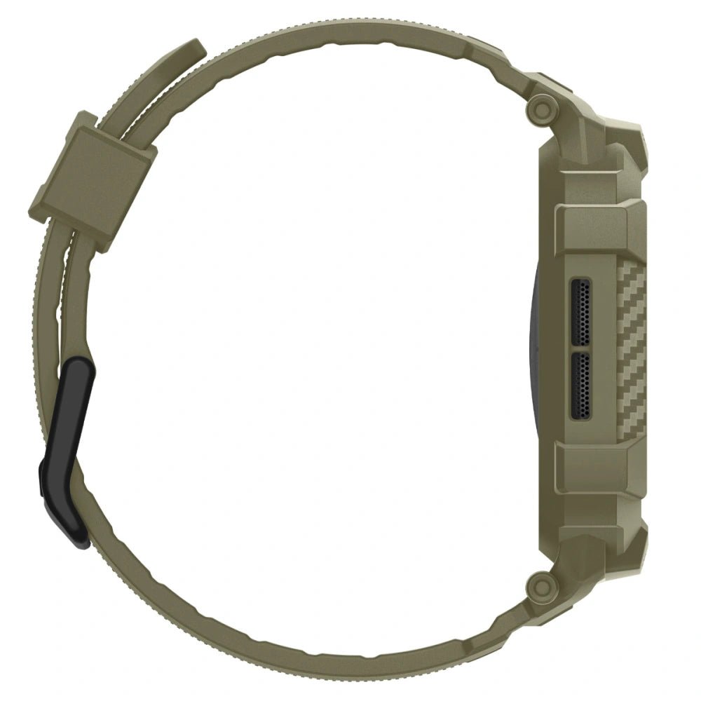 Spigen Λουράκι Apple Watch 10/11 - 46mm με Θήκη Προστασίας - Rugged Armor Pro V2 - Vintage Khaki