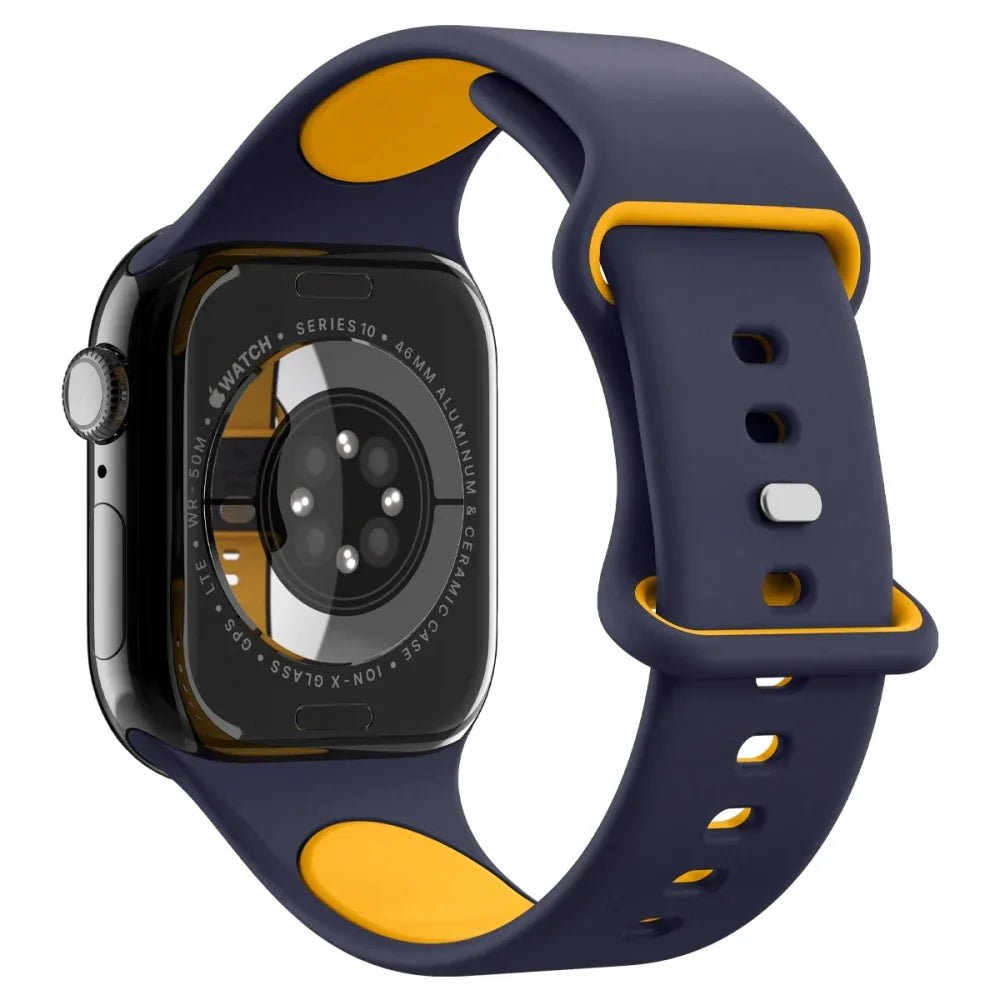 Spigen Λουράκι Apple Watch 8/9/10/11 - SE (1/2/3) - Ultra (1/2/3) – 44/45/46/49mm Σιλικόνης - Nano Pop - Blueberry Navy