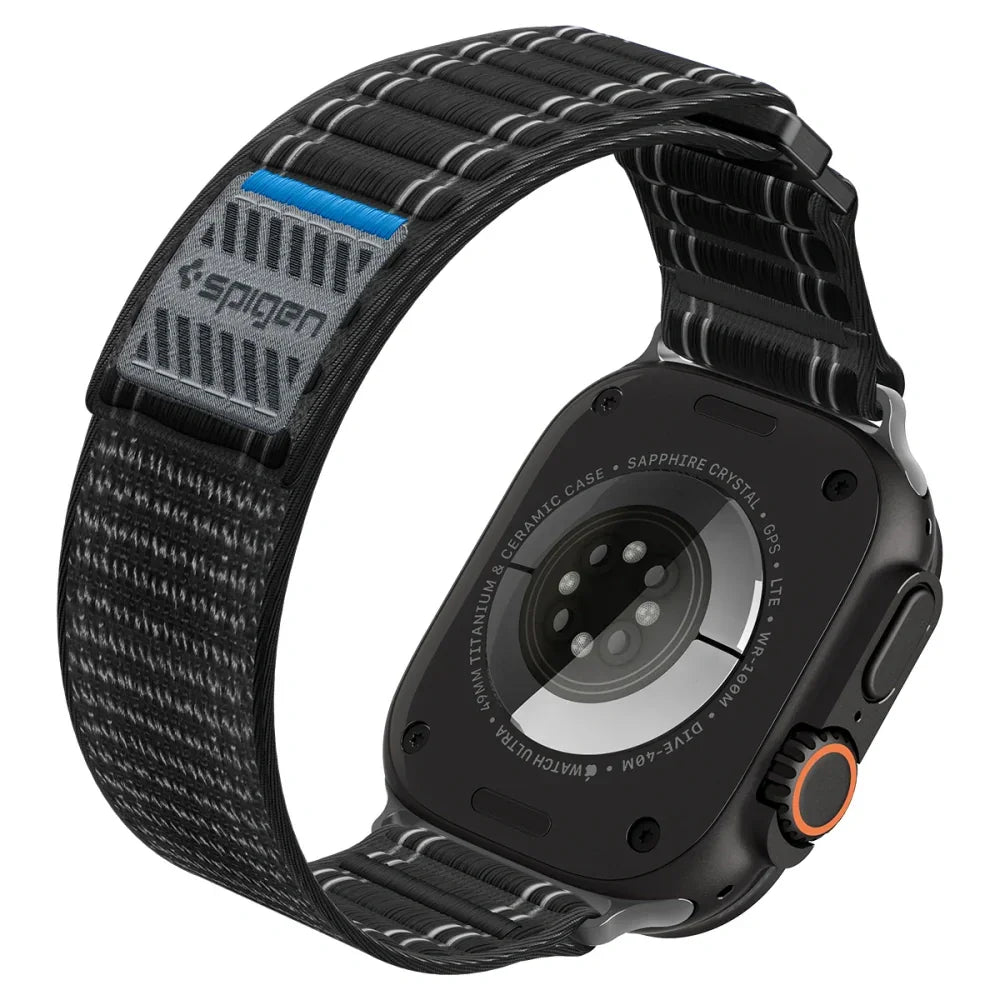 Spigen Λουράκι Apple Watch 8/9/10/11 - SE (1/2/3) - Ultra (1/2/3) – 44/45/46/49mm - WBF0 - Black