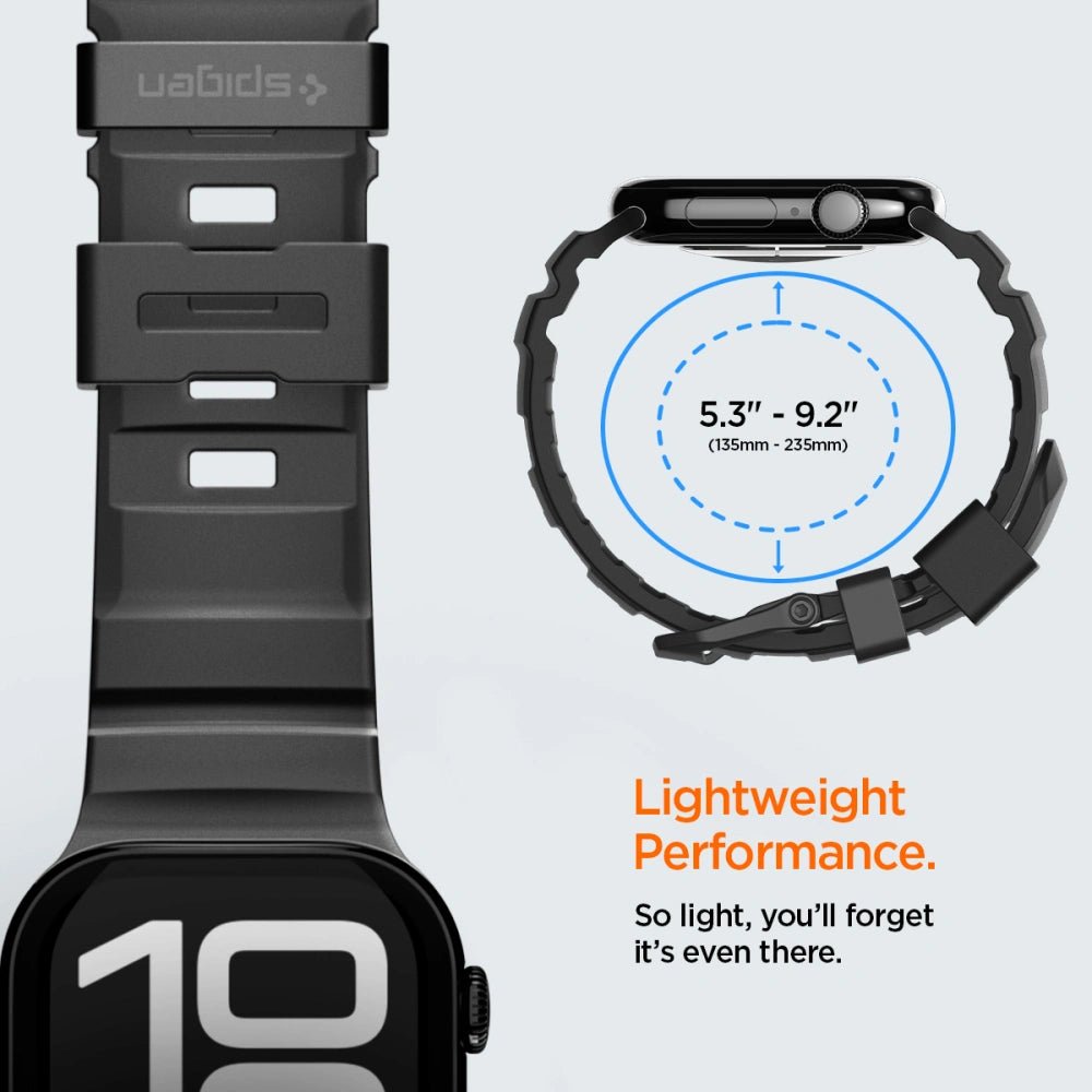 Spigen Λουράκι Apple Watch 8/9/10/11 - SE (1/2/3) - Ultra (1/2/3) – 44/45/46/49mm - WBS2 - Black