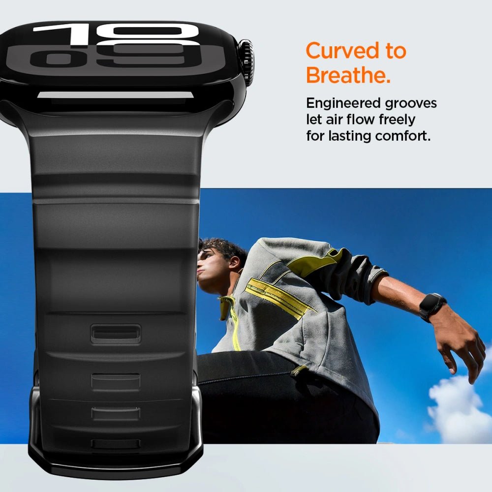 Spigen Λουράκι Apple Watch 8/9/10/11 - SE (1/2/3) - Ultra (1/2/3) – 44/45/46/49mm - WBS2 - Black