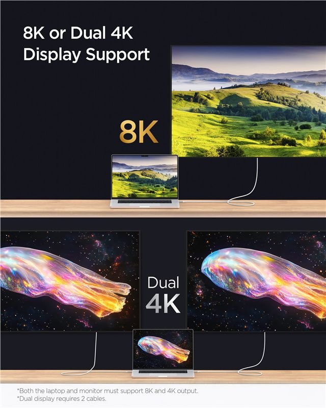 Spigen - Καλώδιο Γρήγορης Φόρτισης 240W Type C to Type C - 150 cm - EB24015CC Essential - Black