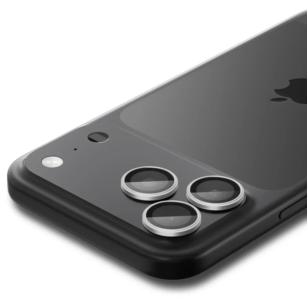 Spigen iPhone 14 Pro / 14 Pro Max / 15 Pro / 15 Pro Max / 16 Pro / 16 Pro Max / 17 Pro / 17 Pro Max - Optik Pro Glas.TR EZ Fit - Αντιχαρακτικό Γυαλί για την Κάμερα - 2 Τεμάχια - Silver