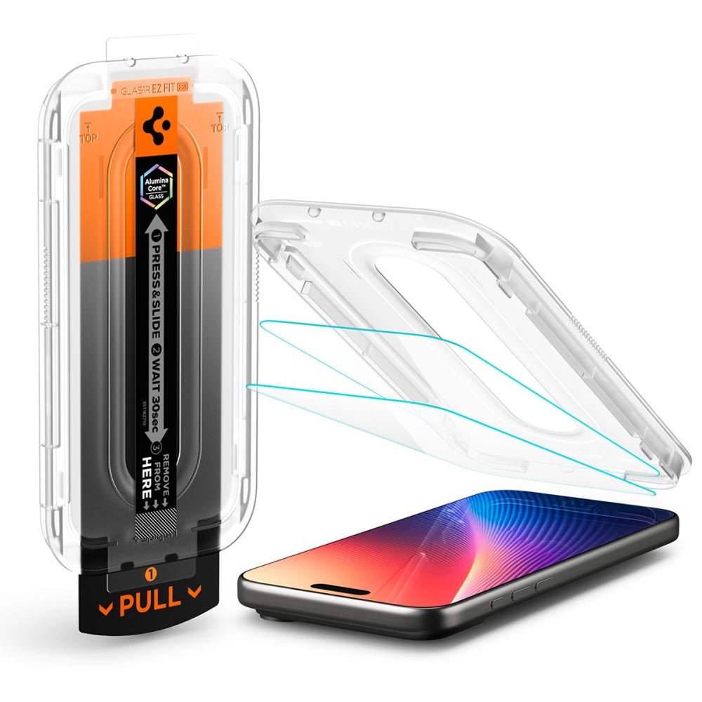 Spigen iPhone 16 Pro Max / 17 Pro Max - Glas.tR EZ Fit Pro - Case Friendly Αντιχαρακτικό Γυαλί Οθόνης - Διάφανο