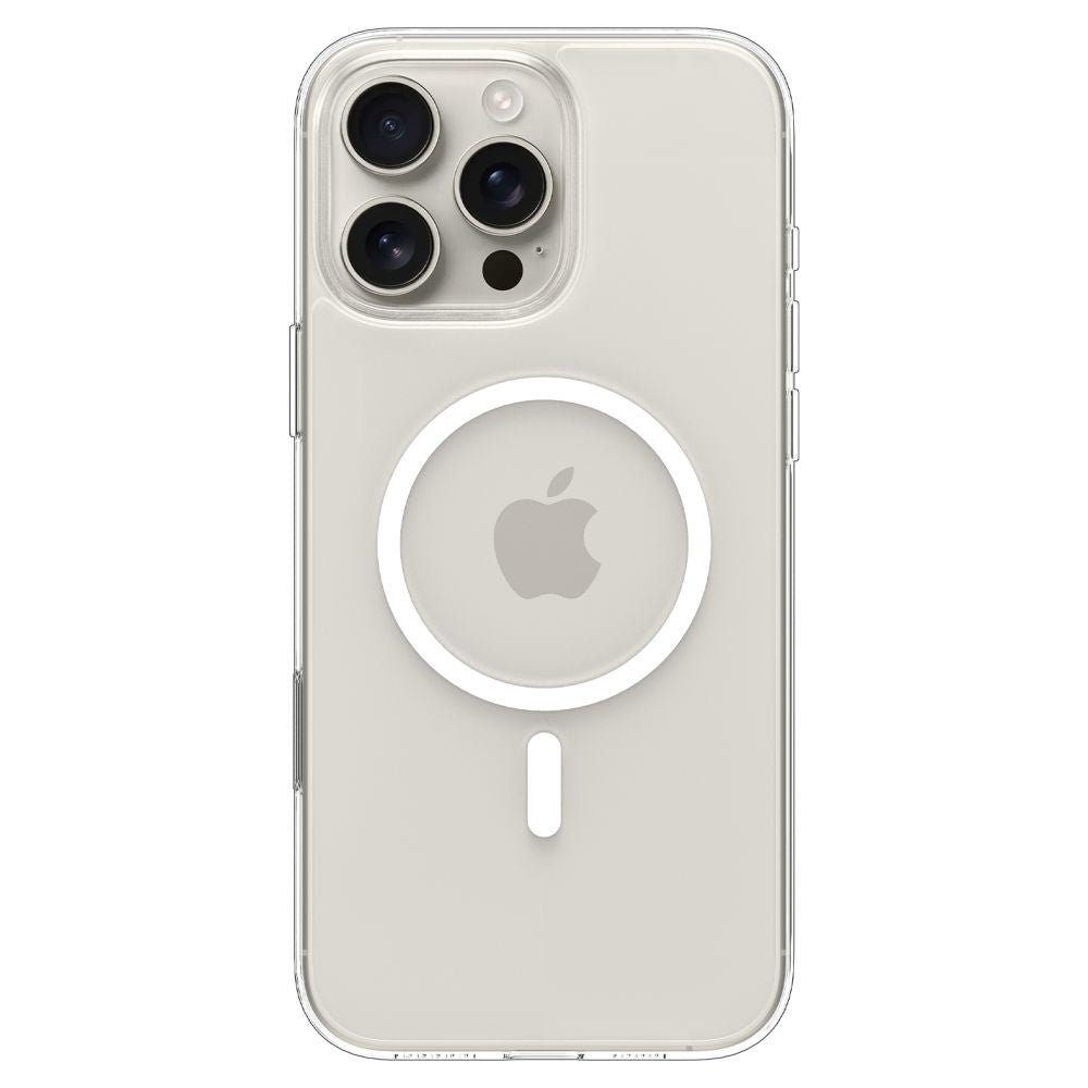 Spigen iPhone 16 Pro - Σκληρή Θήκη με MagSafe - Thin Fit T Mag - Clear / White