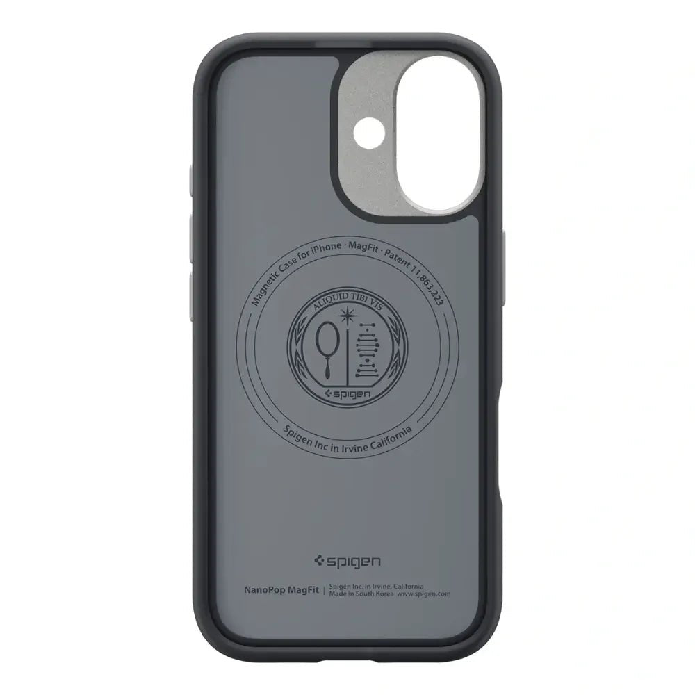 Spigen iPhone 17 - Nano Pop Mag - Θήκη Σιλικόνης με MagSafe - Black Sesame
