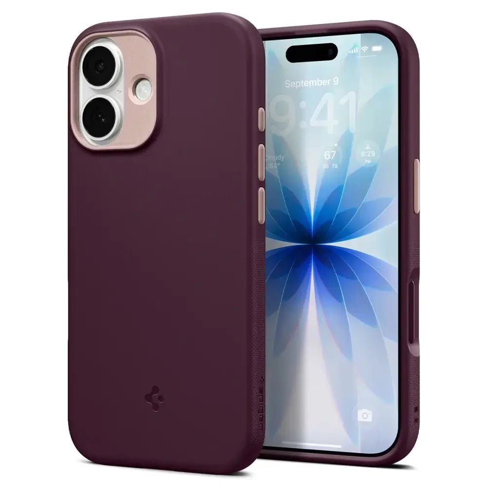 Spigen iPhone 17 - Nano Pop Mag - Θήκη Σιλικόνης με MagSafe - Burgundy Bean