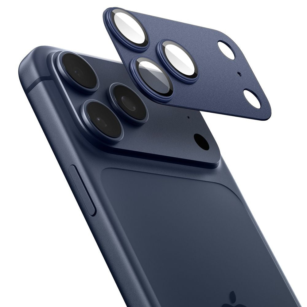 Spigen iPhone 17 Pro - Αντιχαρακτικό Γυαλί για την Κάμερα - Optik Pro XL Glas.TR EZ Fit - Blue