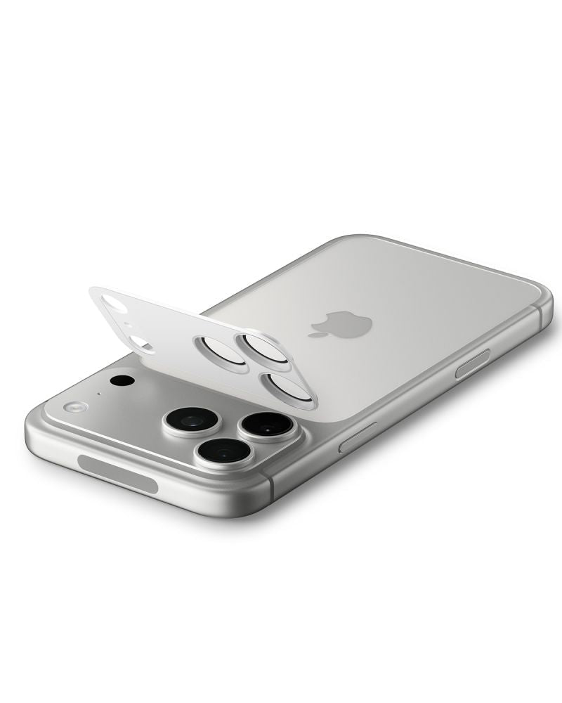 Spigen iPhone 17 Pro - Αντιχαρακτικό Γυαλί για την Κάμερα - Optik Pro XL Glas.TR EZ Fit - Silver