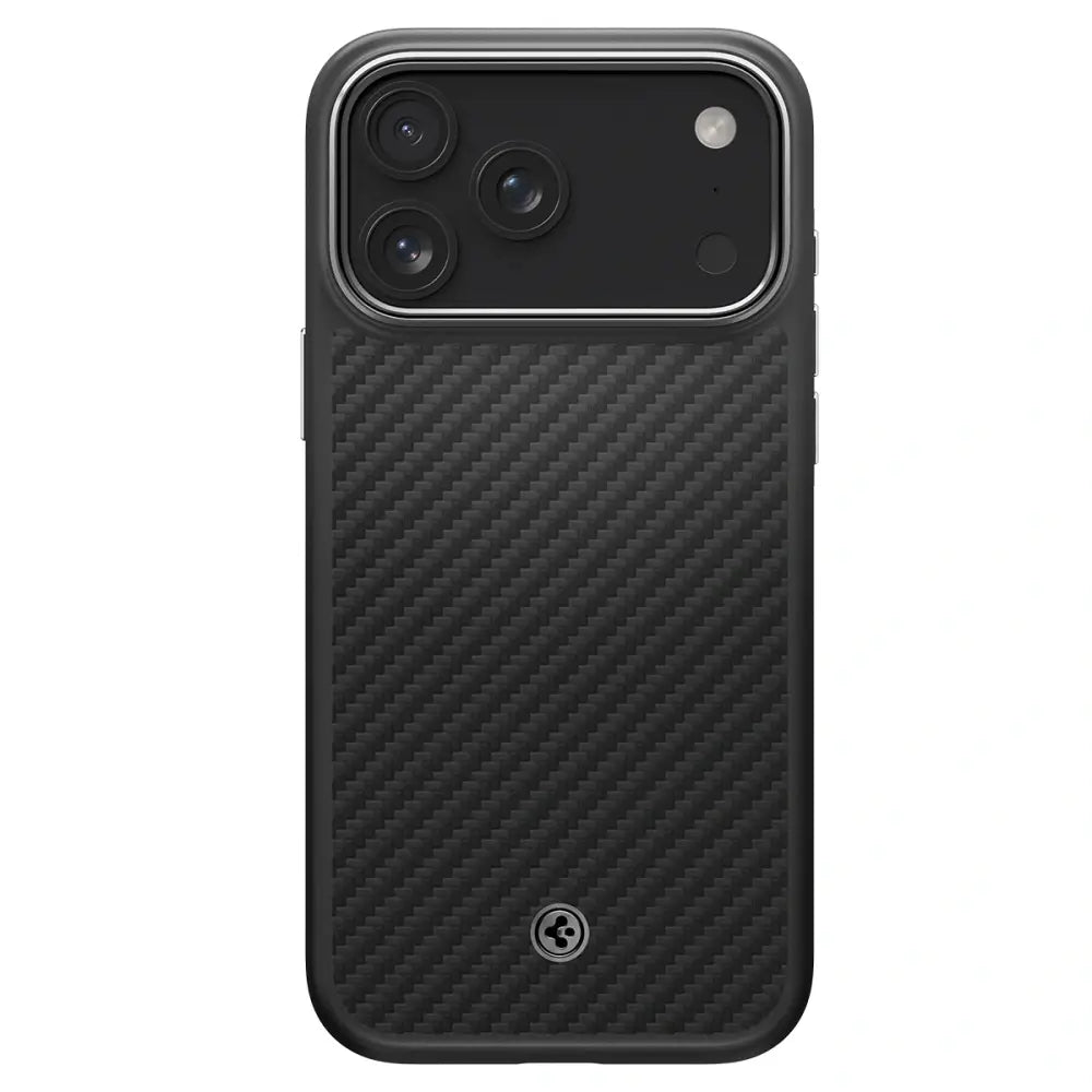 Spigen iPhone 17 Pro - Enzo Aramid T Mag - Σκληρή Θήκη Aramid Fiber με MagSafe - Black / Silver