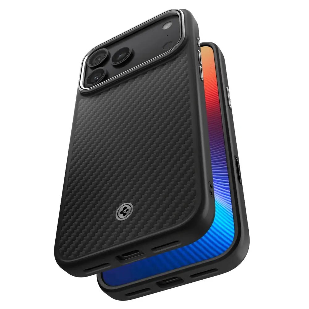 Spigen iPhone 17 Pro - Enzo Aramid T Mag - Σκληρή Θήκη Aramid Fiber με MagSafe - Black / Silver