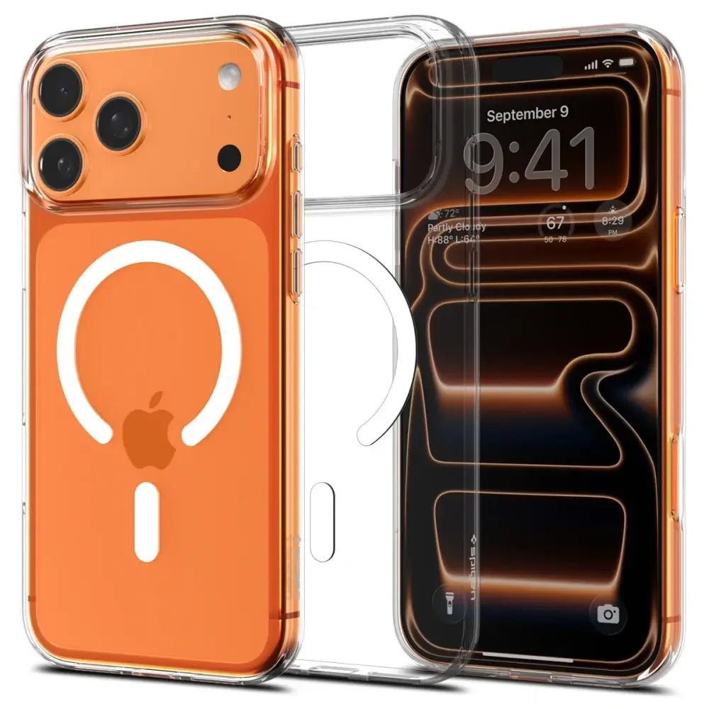 Spigen iPhone 17 Pro - Liquid Crystal Mag - Θήκη Σιλικόνης με MagSafe - Clear / White
