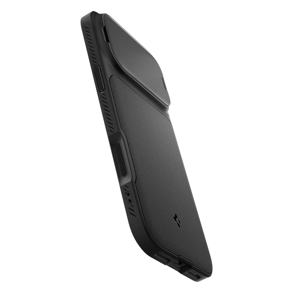 Spigen iPhone 17 Pro Max - Optik Armor Mag - Θήκη Σιλικόνης με Κάλυμμα για την Κάμερα και MagSafe - Black