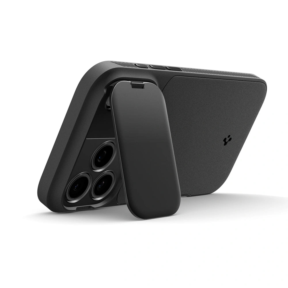 Spigen iPhone 17 Pro Max - Optik Armor Mag - Θήκη Σιλικόνης με Κάλυμμα για την Κάμερα και MagSafe - Black
