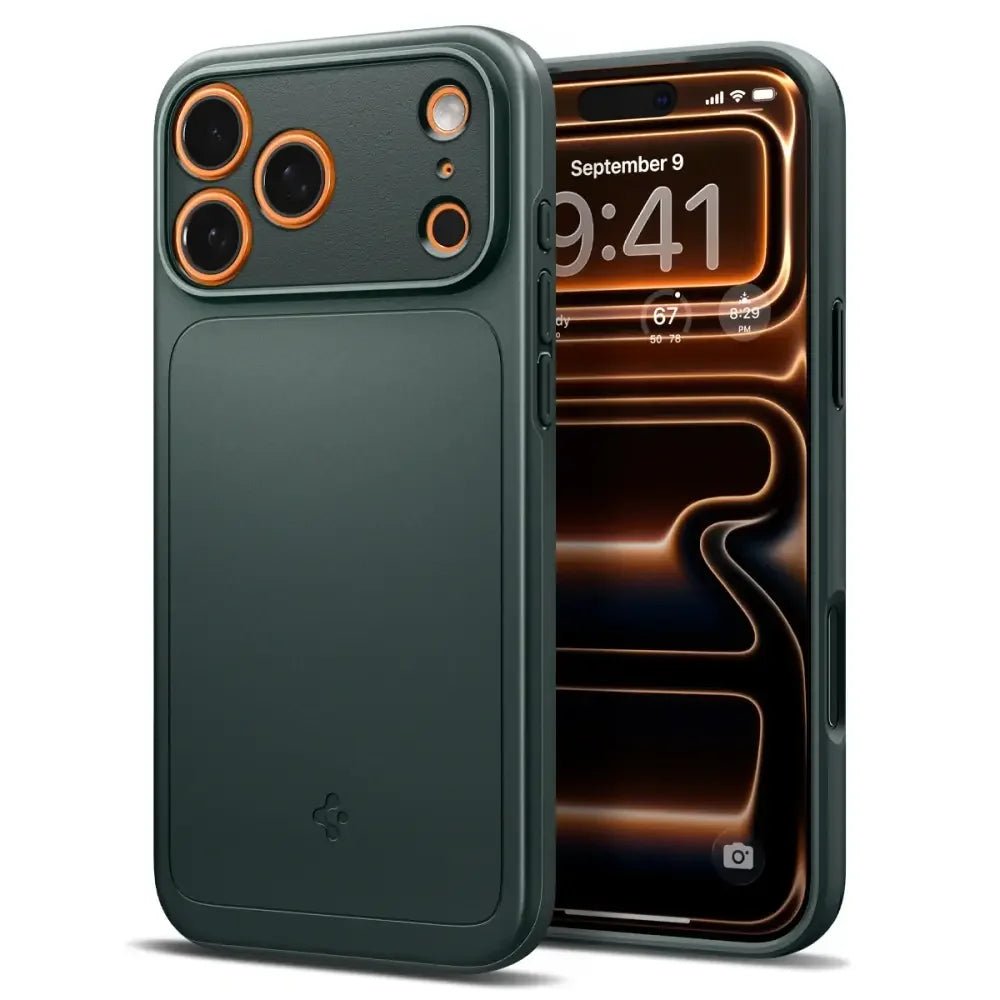 Spigen iPhone 17 Pro Max - Thin Fit Mag - Σκληρή Θήκη με MagSafe - Abyss Green